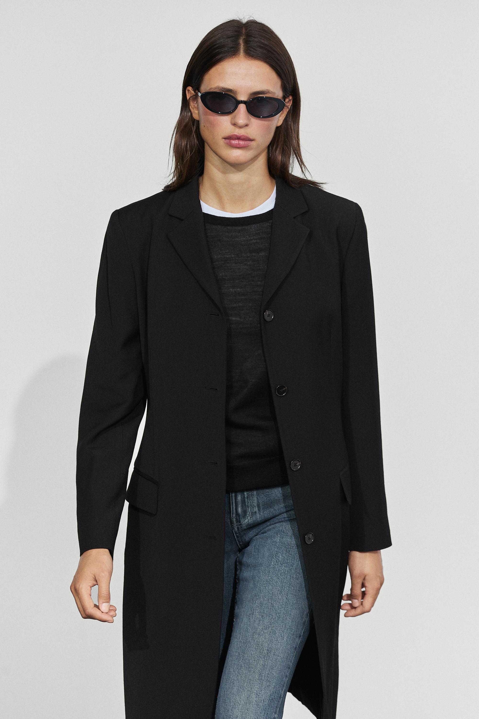 Wool blend coat
